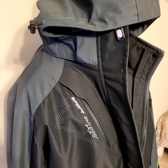 MEN'S OUTERWEAR W/REMOVABLE FLEECE JACKET!! - Picture 4 of 13